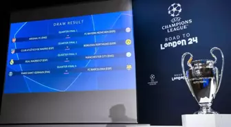 UEFA Şampiyonlar Ligi'nde Çeyrek Final ve Yarı Final Eşleşmeleri Belli Oldu