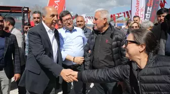 Cumhur İttifakı'nın Muğla Büyükşehir Belediye Başkan adayı Aydın Ayaydın, Milas'ta Gıda, Tarım ve Hayvancılık Fuarını ziyaret etti