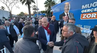 Cumhur İttifakı'nın Muğla Büyükşehir Belediye Başkan adayı Aydın Ayaydın, Bodrum'da iftar yaptı