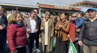 DEM Parti İBB Başkan adayı Meral Danış Beştaş, Adalar'da seçim çalışmalarını sürdürdü