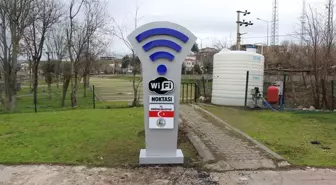 İkiköprü beldesinde vatandaşlara ücretsiz internet hizmeti
