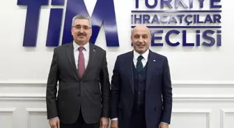 NKÜ Rektörü Prof. Dr. Mümin Şahin, TİM Başkanı Mustafa Gültepe'yi ziyaret etti