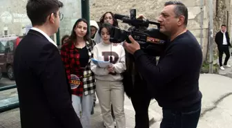 Sinop'ta Lise Öğrencileri Yönetmenleriyle Film Çekiyor