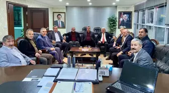 Yozgat ve ilçelerindeki oda ve borsa yöneticileri Sorgun'da bir araya geldi