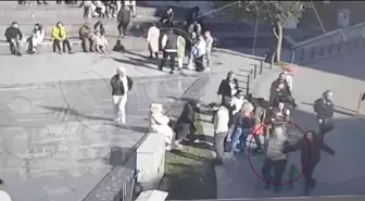 Şişhane Meydanı'nda yankesici kadın suçüstü yakalandı