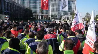 İstanbul Enerji A.Ş. İşçileri Maaş Zammı Taleplerini Protesto Etti