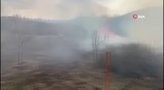 Erzincan'da örtü yangını büyümeden söndürüldü