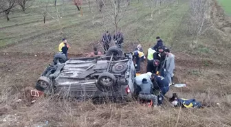 Malatya'da hafif ticari aracın devrilmesi sonucu 7 kişi yaralandı