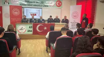 Osmaniye'de 'Vatan ve Kahramanlık Buluşmaları' Projesi ile öğrencilerle gaziler bir araya geldi