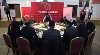 Şehit yakınları ve gaziler iftar yemeğinde bir araya geldi