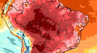 Brezilya'da görülmemiş rekor! Termometreler 60 dereceyi geçti, yollar eriyor