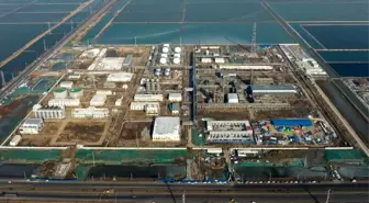 Çin'in en büyük açık deniz ham petrol üreticisi Bohai Petrol Sahası tarafından inşa edilen doğalgaz işleme terminali projesi hizmete girdi