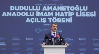 Dudullu Amanetoğlu Anadolu İmam Hatip Lisesi Açıldı