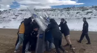 Erzurum Hınıs'ta Çevik Kuvvet Tatbikatı Gerçeği Aratmadı