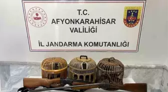 Afyonkarahisar'da Kaçak Av Yapan 3 Şahıs Jandarma Tarafından Yakalandı