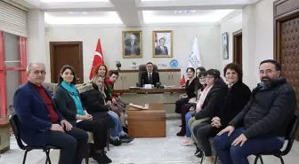 Down sendromlu çocuklar, TOGÜ Rektörü'nü ziyaret etti