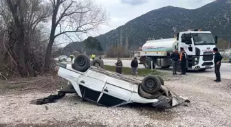 Burdur-Antalya Karayolunda Kaza: 1 Yaralı