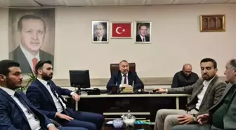 AK Parti Gençlik Kolları MKYK Üyesi Ömer Kerküklü Çıldır'ı Ziyaret Etti