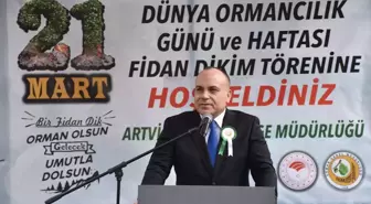 Artvin'de Orman Haftası etkinliği kapsamında fidan dikimi gerçekleştirildi