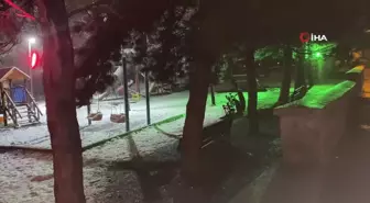 Çankırı'da Ramazan ayında mart karı: İlçe beyaza büründü