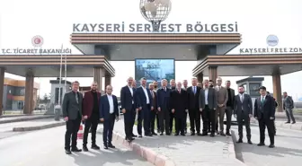 Kayseri Serbest Bölge'de Fabrikalar Gezildi