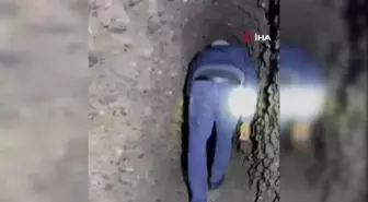 Kırgızistan'da Özbekistan'a uzanan 130 metrelik gizli tünel bulundu
