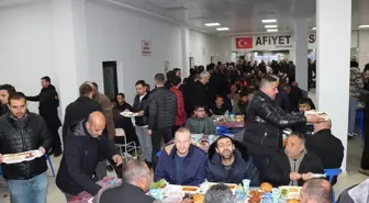 Midyat Belediye Başkanı Veysi Şahin, belediye çalışanları ile iftar yaptı