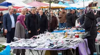 Serdivan Belediye Başkanı Yusuf Alemdar, Pamukova ilçesinde ziyaretlerde bulundu