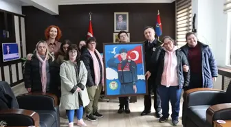 Down Sendromlu Çocuklar Tokat İl Jandarma Komutanlığını Ziyaret Etti