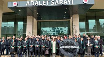 Trabzon Barosu'na üye 61 avukattan tutuklanan 5 taraftar için sessiz protesto: Sadece adalet bekliyoruz