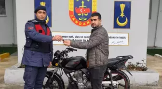 Adıyaman İl Jandarma Komutanlığı Çalınan Motosikleti Buldu