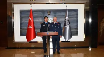 Hava Kuvvetleri Komutanı Orgeneral Ziya Cemal Kadıoğlu, Kore Cumhuriyeti Hava Kuvvetleri Komutanı Orgeneral Lee Youngsu ile bir araya geldi