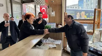 Meral Akşener Tekirdağ'da esnaf ziyaretleri gerçekleştirdi