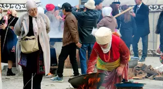 Kırgızistan'da Nevruz Bayramı sofralarının vazgeçilmezi: Kazan ekmeği