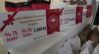Kütahya'da çiftçilere tohum desteği