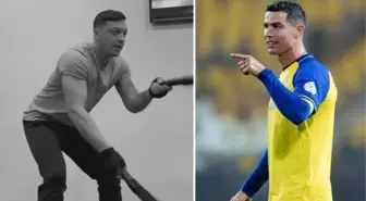 Mesut Özil'in kaslı haline Ronaldo'dan 3 kelimelik yorum