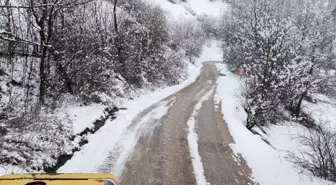 Tokat'ın Almus ilçesinde kar yağışı etkili oldu