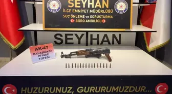 Adana'da AK-47 Kalaşnikof Piyade Tüfeği Ele Geçirildi