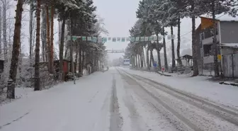 Tokat'ta kar yağışı etkili oldu