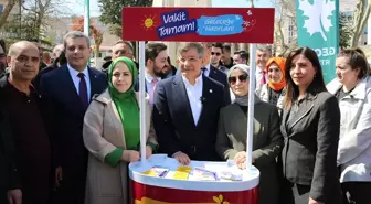 Ahmet Davutoğlu, Denizli'de seçim çalışmalarına katıldı
