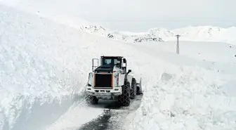 Hakkari'de çığ nedeniyle kapanan Merga Bütan Kayak Merkezi ve Durankaya beldesi yolu açıldı