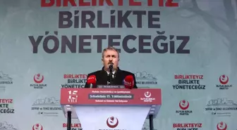 BBP Genel Başkanı Mustafa Destici, Şehit Muhsin Yazıcıoğlu'nun Emanetini Taşıyor