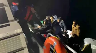 Muğla'nın Bodrum ilçesi açıklarında 5'i çocuk 22 düzensiz göçmen yakalandı