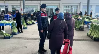 Edirne'de jandarmanın bilgilendirme çalışmaları devam ediyor