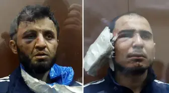 Moskova'da saldırıya ilişkin 4 şüpheliden ikisi mahkemeye çıkarıldı