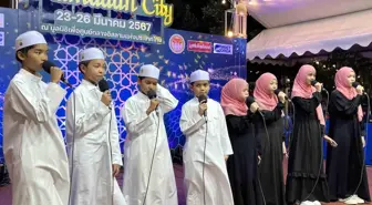 Taylandlı Müslümanlar Ramazan Şehri'nde İftar Etkinliğinde Buluştu