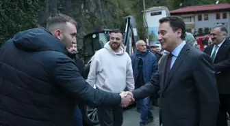 Ali Babacan Rize'yi ziyaret etti