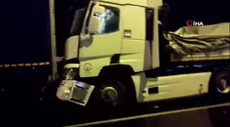 Konya'da 4 tır çarpıştı: 1 ölü, 3 yaralı