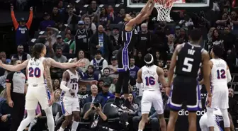 NBA'de Sacramento Kings, Philadelphia 76ers'ı mağlup etti