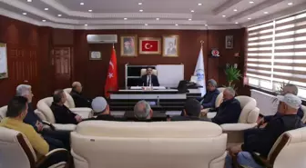 Şarkışla Belediye Başkanı Ahmet Turgay Oğuz'a veda ve teşekkür ziyareti